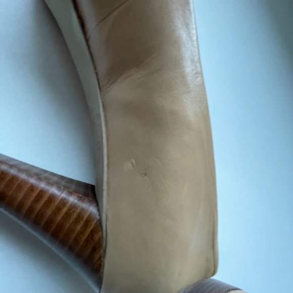 Guess Heels Platform Charming Tan Pumps - Light Nude Colour - Adreina2 Leather - Picture 7 of 16